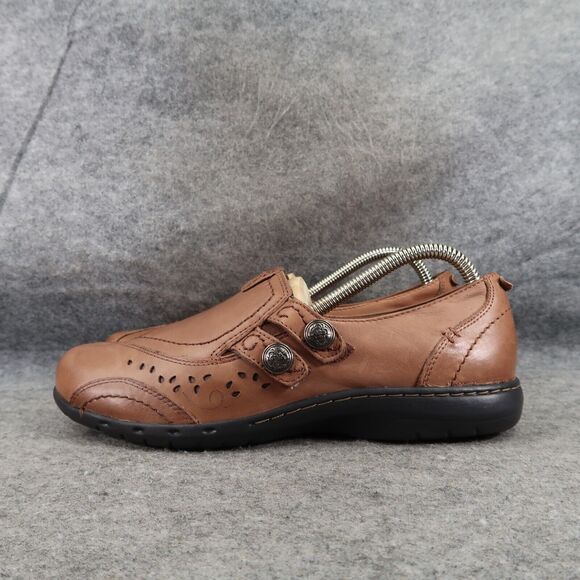 Rockport Shoes Womens 8.5 Daisey Slip On Comfort Leather Artisan Walking Classic - Picture 3 of 13